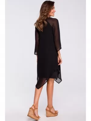 Dámské šaty STYLOVE S159 BLACK