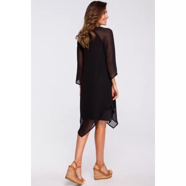  Dámské šaty STYLOVE S159 BLACK 