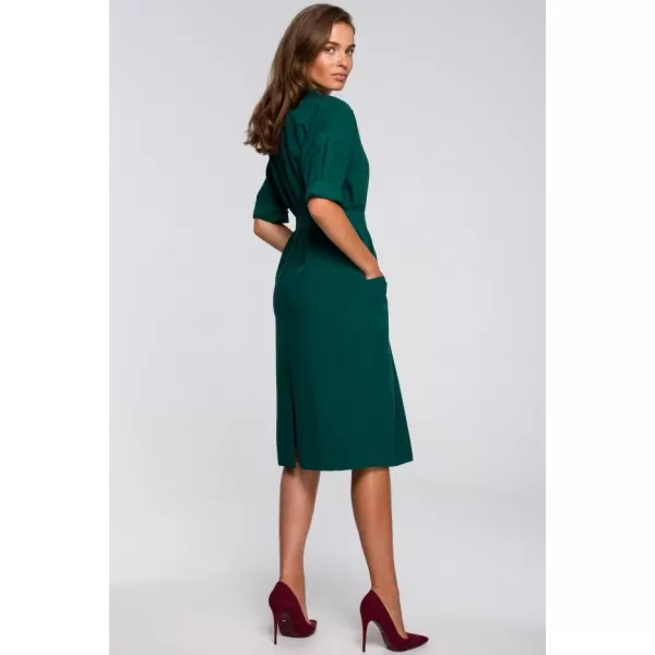  Dámské šaty STYLOVE S230 GREEN 