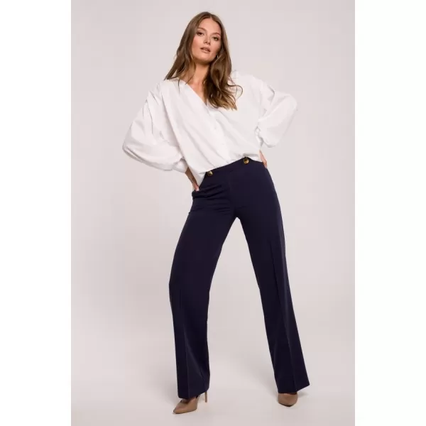  Dámské kalhoty MAKOVER K114 NAVY BLUE 