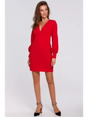 Dámské šaty MAKOVER K027 RED