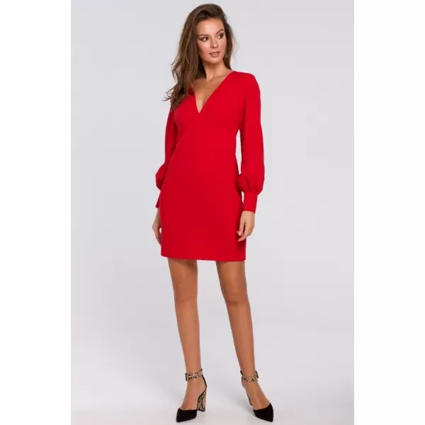  Dámské šaty MAKOVER K027 RED 