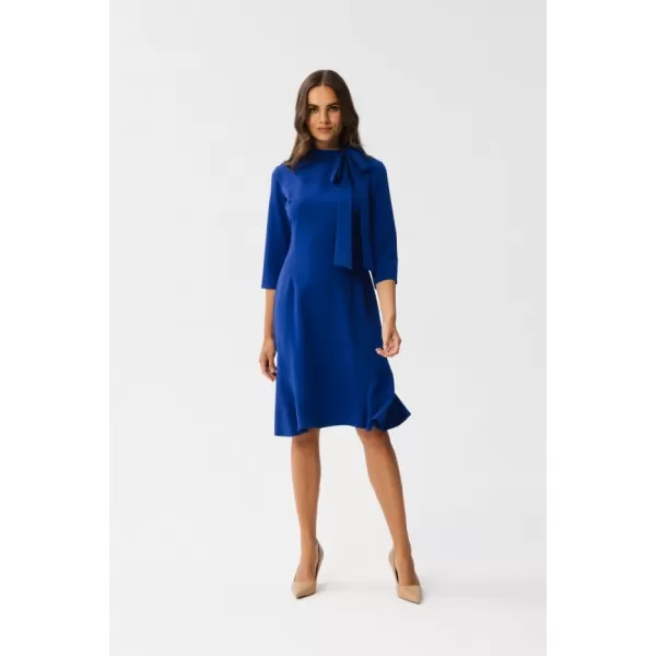  Dámské šaty STYLOVE S346 ROYAL BLUE 