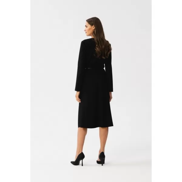  Dámské šaty STYLOVE S347 BLACK 