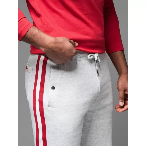  Pánské kraťasy OMBRE OM-SRSK-0156 GREY MELANGE 