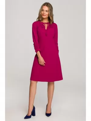 Dámské šaty STYLOVE S325 PLUM