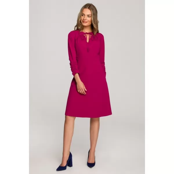  Dámské šaty STYLOVE S325 PLUM 