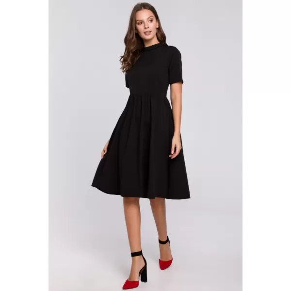  Dámské šaty MAKOVER K028 BLACK 