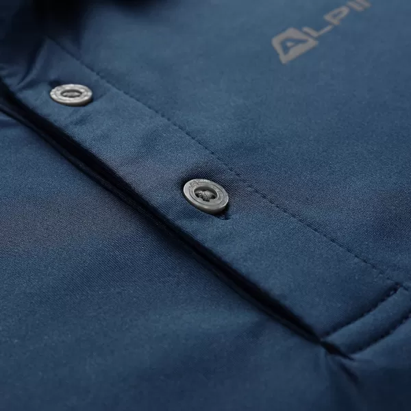  Pánské triko s límečkem ALPINE PRO COOWEL 2 MODRÁ 