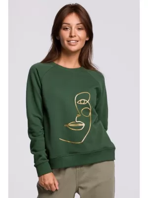 Dámská mikina BEWEAR B167 LAWN GREEN