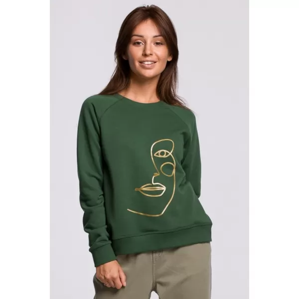  Dámská mikina BEWEAR B167 LAWN GREEN 