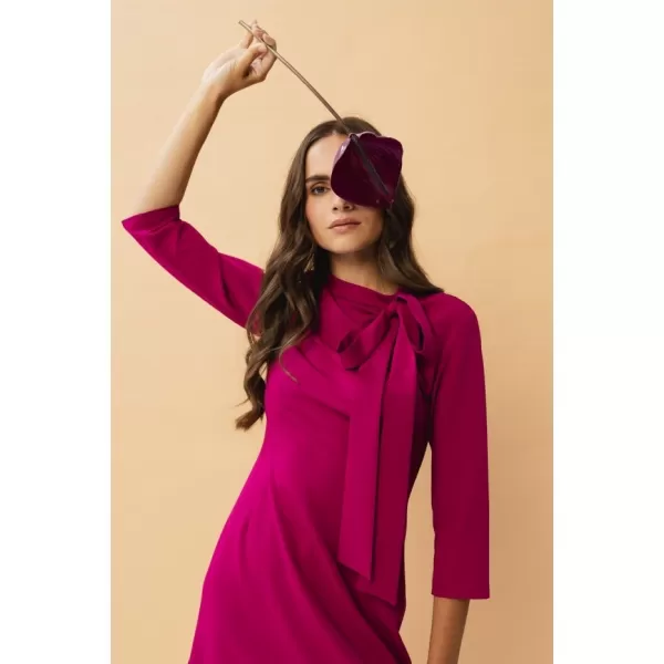  Dámské šaty STYLOVE S346 PLUM 