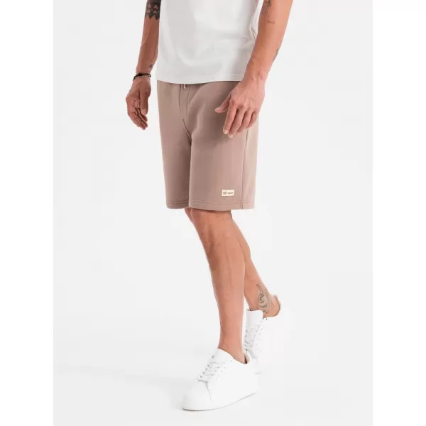  Pánské kraťasy OMBRE OU-SRBC-0101 BROWN 