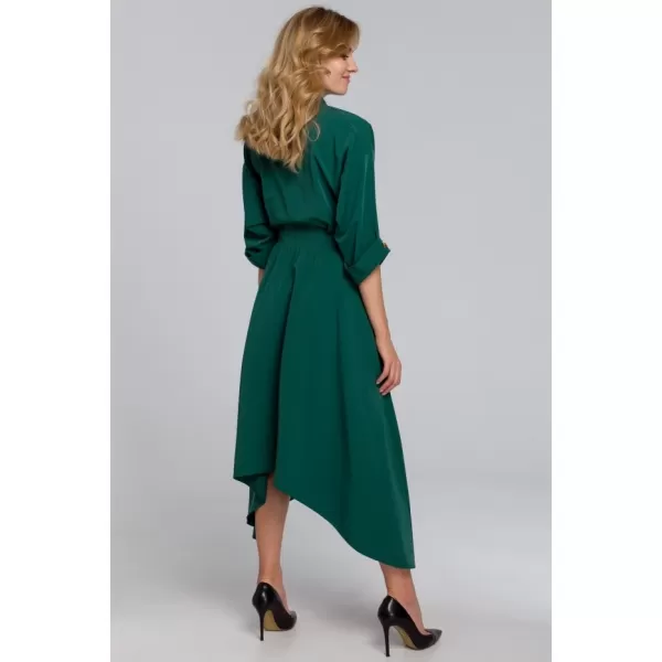  Dámské šaty MAKOVER K086 GREEN 