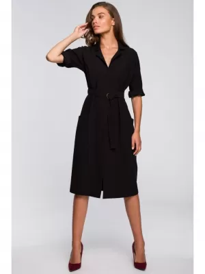 Dámské šaty STYLOVE S230 BLACK