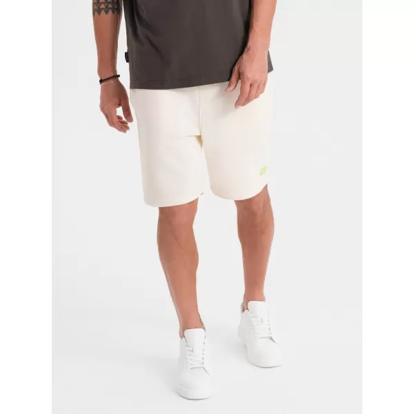  Pánské kraťasy OMBRE OU-SRBC-0101 CREAM 