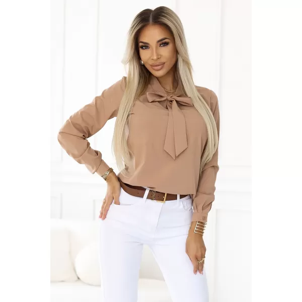  Dámská halenka NUMOCO 140-27 MOCHA MOUSSE 