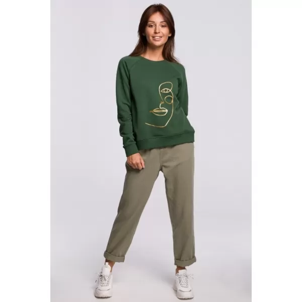  Dámská mikina BEWEAR B167 LAWN GREEN 
