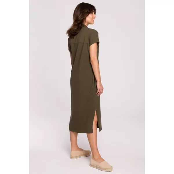  Dámské šaty BEWEAR B222 KHAKI 