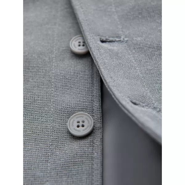  Pánská vesta OMBRE OM-BLZV-0146 GREY MELANGE 