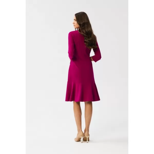  Dámské šaty STYLOVE S346 PLUM 