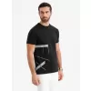 Pánské triko OMBRE OM-TSPT-0213 BLACK
