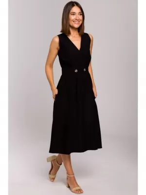 Dámské šaty STYLOVE S224 BLACK