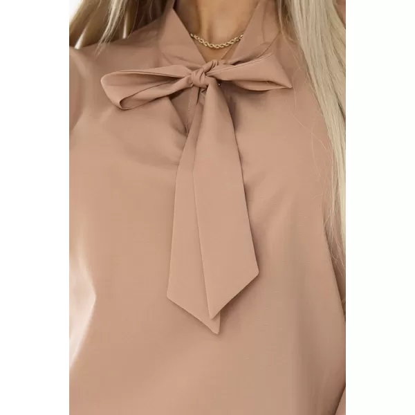  Dámská halenka NUMOCO 140-27 MOCHA MOUSSE 