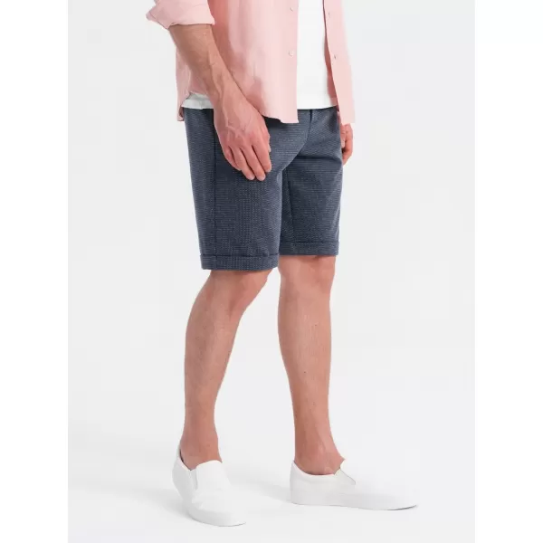  Pánské kraťasy OMBRE OM-SRCS-0177 NAVY BLUE 