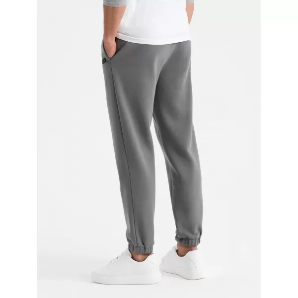  Pánské tepláky OMBRE OU-PSBC-0100 GREY 