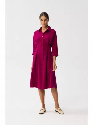 Dámské šaty STYLOVE S351 PLUM