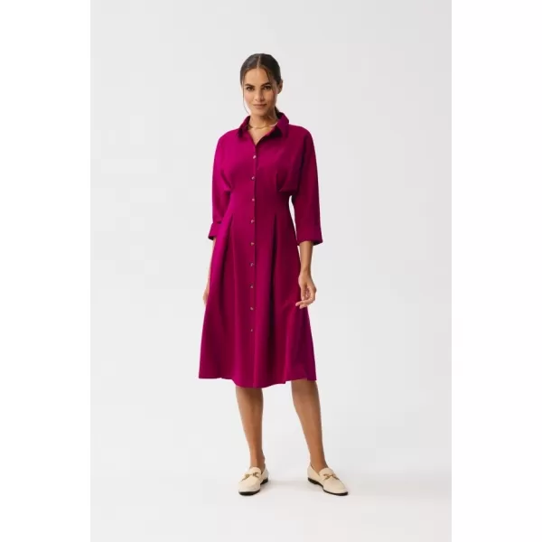  Dámské šaty STYLOVE S351 PLUM 