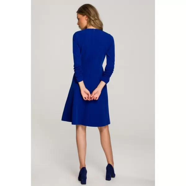  Dámské šaty STYLOVE S325 ROYAL BLUE 