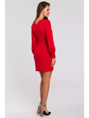 Dámské šaty MAKOVER K027 RED