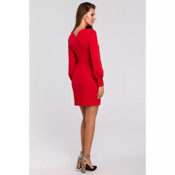  Dámské šaty MAKOVER K027 RED 