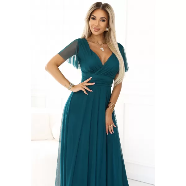  Dámské šaty NUMOCO NASTIA 562-4 ZELENÁ 