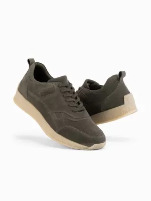 Pánské boty OMBRE OM-FOSL-0205 OLIVE