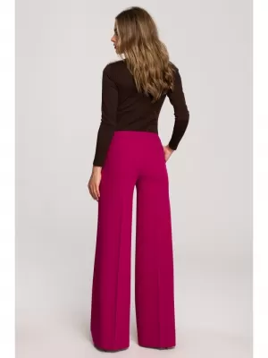 Dámské kalhoty STYLOVE S311 PLUM