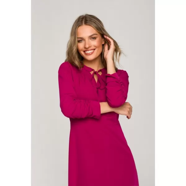  Dámské šaty STYLOVE S325 PLUM 
