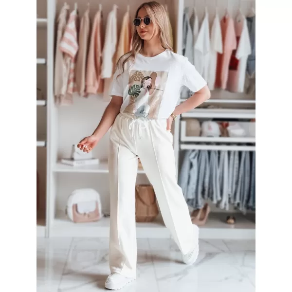  Dámské tepláky DSTREET DRESSANIK BÍLÁ 