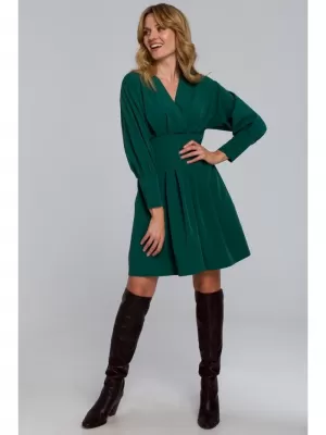 Dámské šaty MAKOVER K087 GREEN
