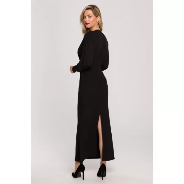  Dámské šaty MAKOVER K143 BLACK 