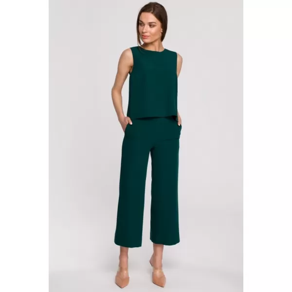  Dámská halenka STYLOVE S257 GREEN 