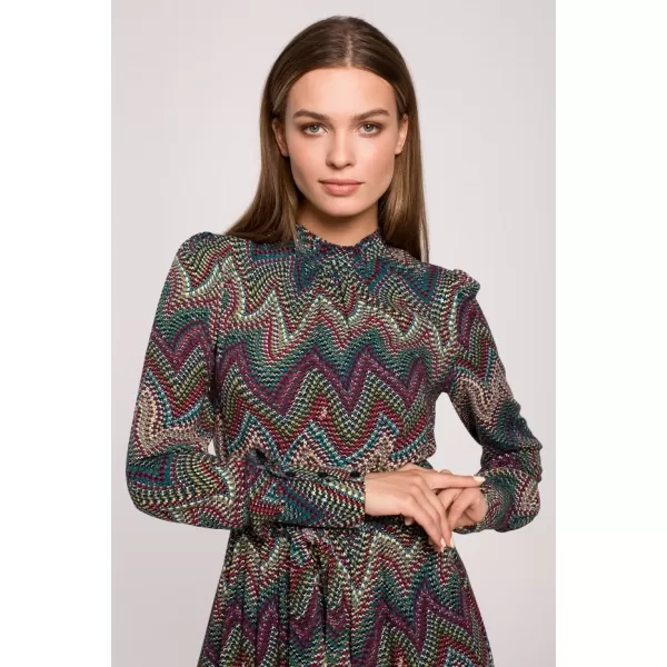  Dámské šaty STYLOVE S291 ČERNÁ 
