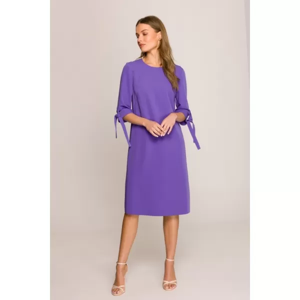  Dámské šaty STYLOVE S393 PURPLE 