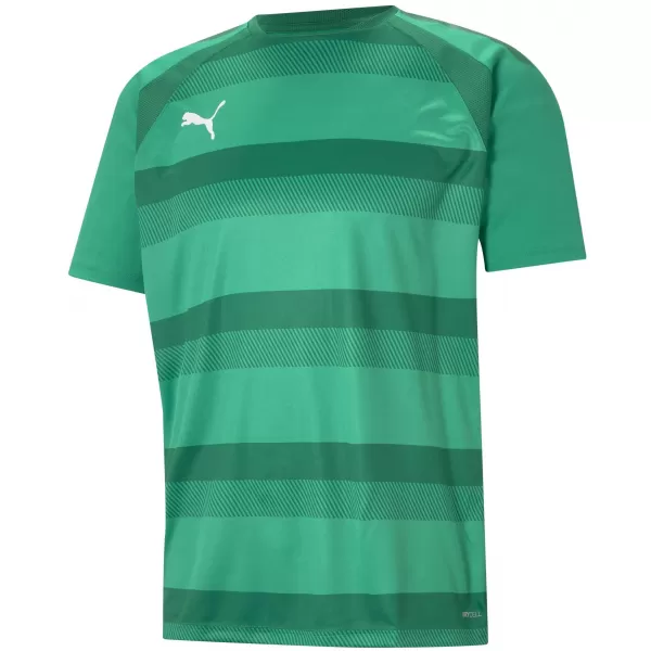  Pánské funkční triko PUMA TEAMVISION JERSEY 704921_05 PEPPERGREEN/POWERGREEN/WHITE 