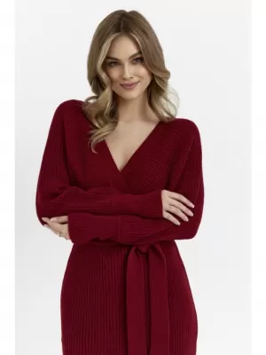 Dámské šaty MOE M810 MAROON