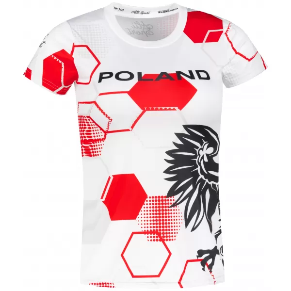 Dámské funkční triko premium ALTISPORT VOJ/ALW036PL/TR01 HEXA-WHT 