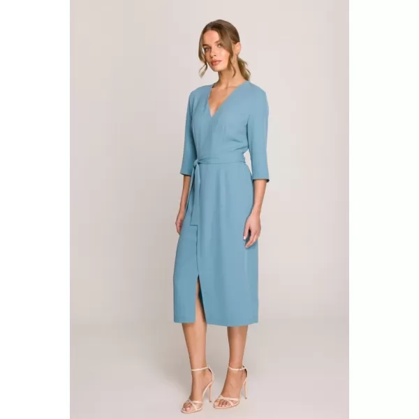  Dámské šaty STYLOVE S396 SKY BLUE 