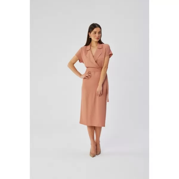  Dámské šaty STYLOVE S363 ROSE 